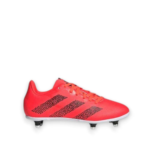 ADIDAS YOUTH RUGBY JUNIOR SG BOOTS - RED/BLACK/WHITE