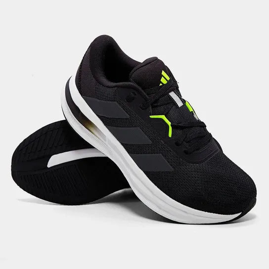 ADIDAS MENS GALAXY 7 M - BLACK/CARBON/LUCID LEMON
