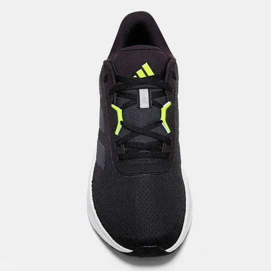 ADIDAS MENS GALAXY 7 M - BLACK/CARBON/LUCID LEMON