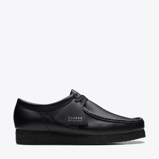 CLARKS WALLABEE BOOT - BLACK
