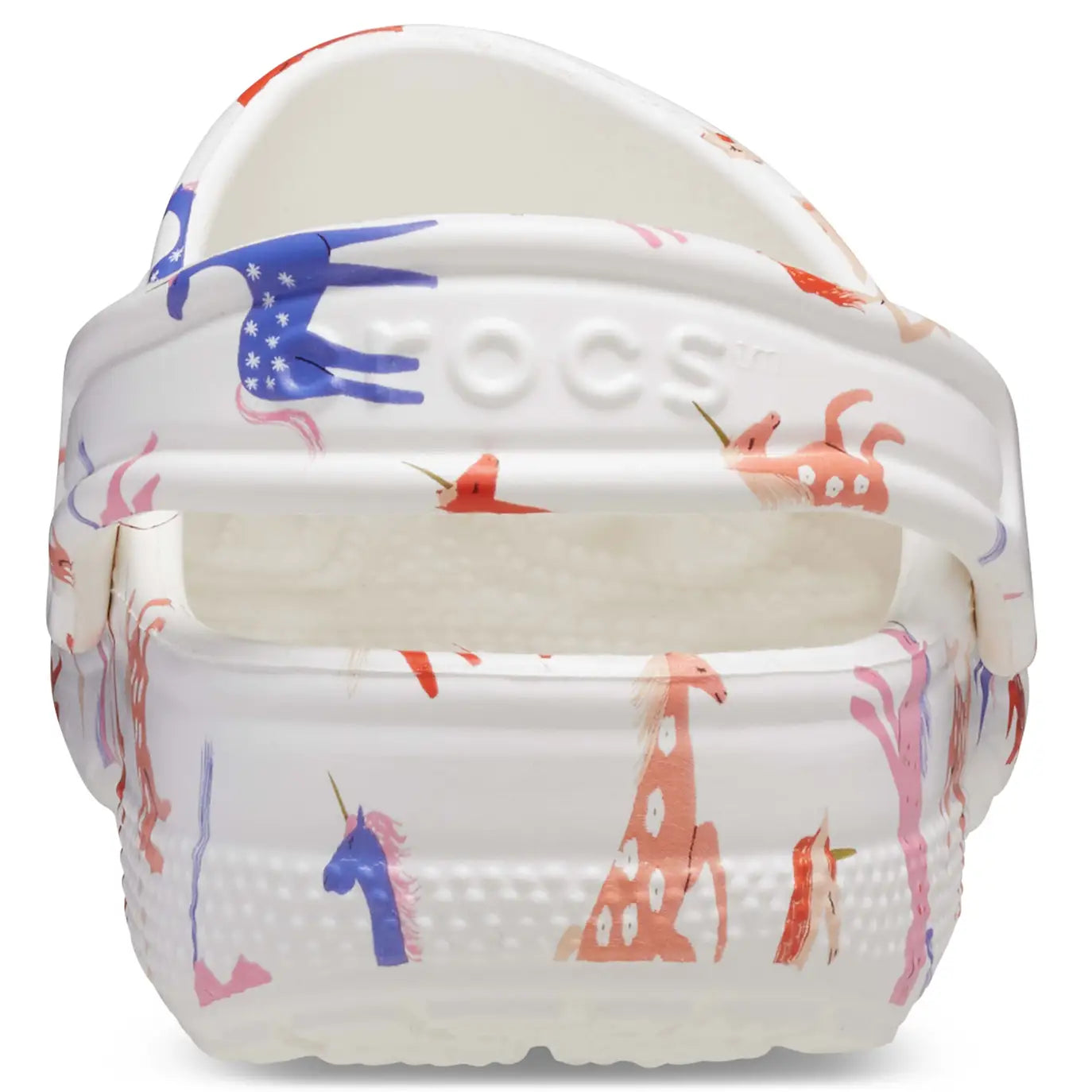 CROCS KIDS CLASSIC CHARACTER PRINT CLOG - UNICORN