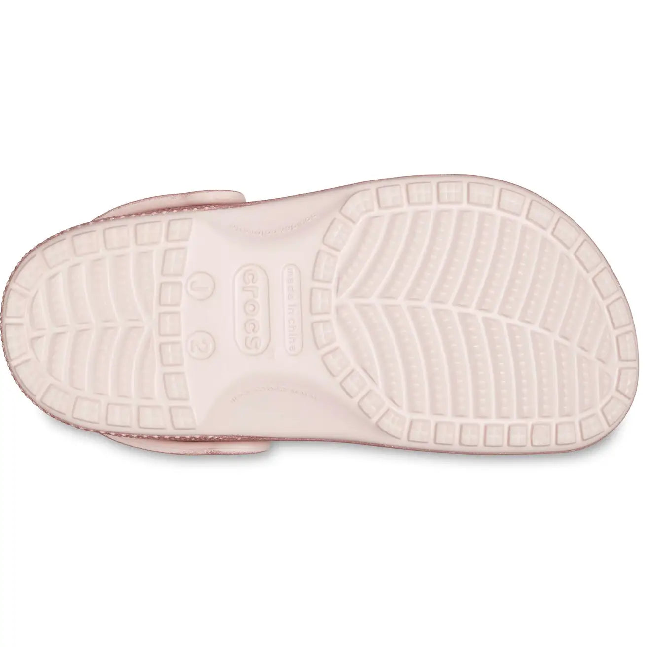 CROCS KIDS CLASSIC GLITTER CLOG - QUARTZ