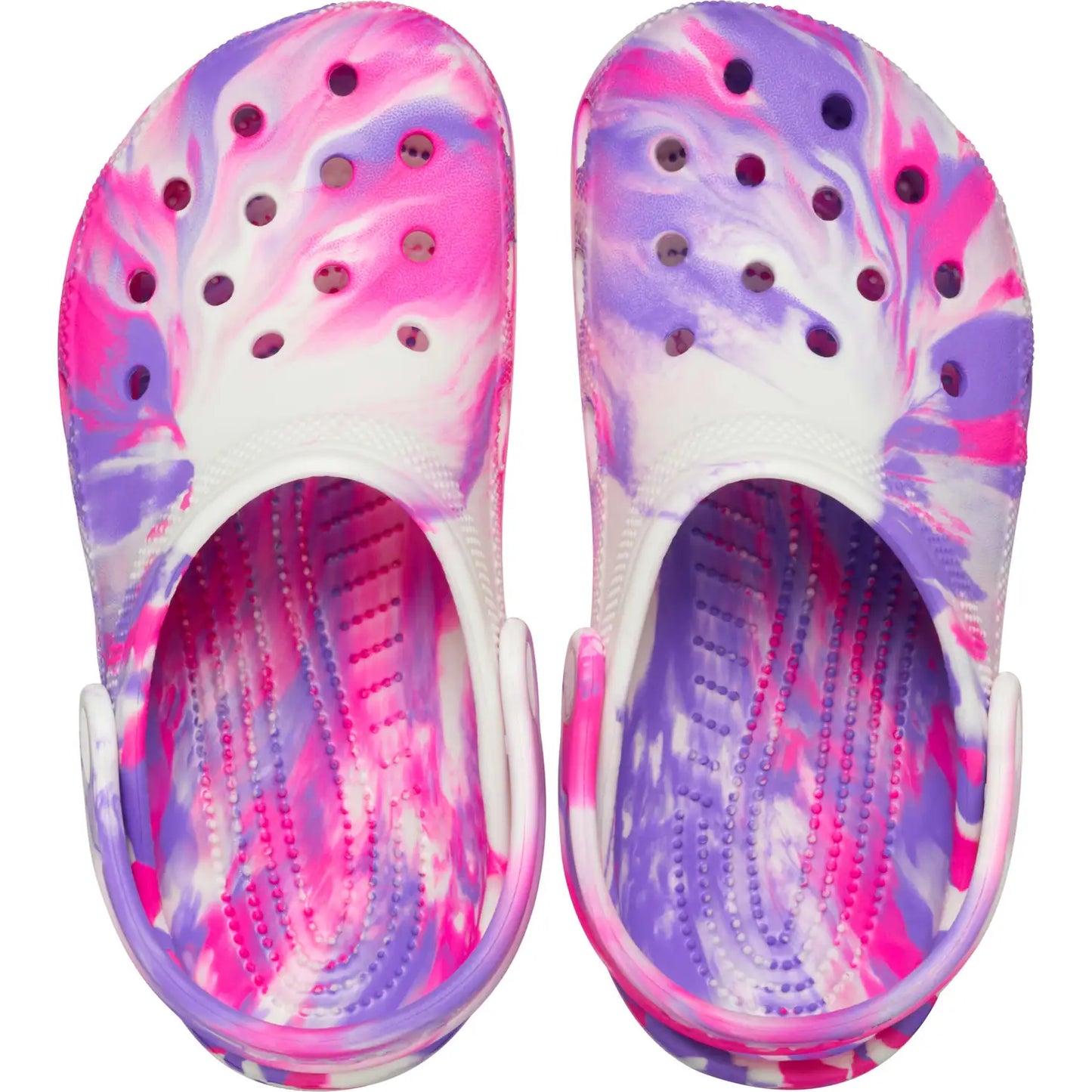 CROCS KIDS CLASSIC CLOG MARBLED - PINK CRUSH/MULTI