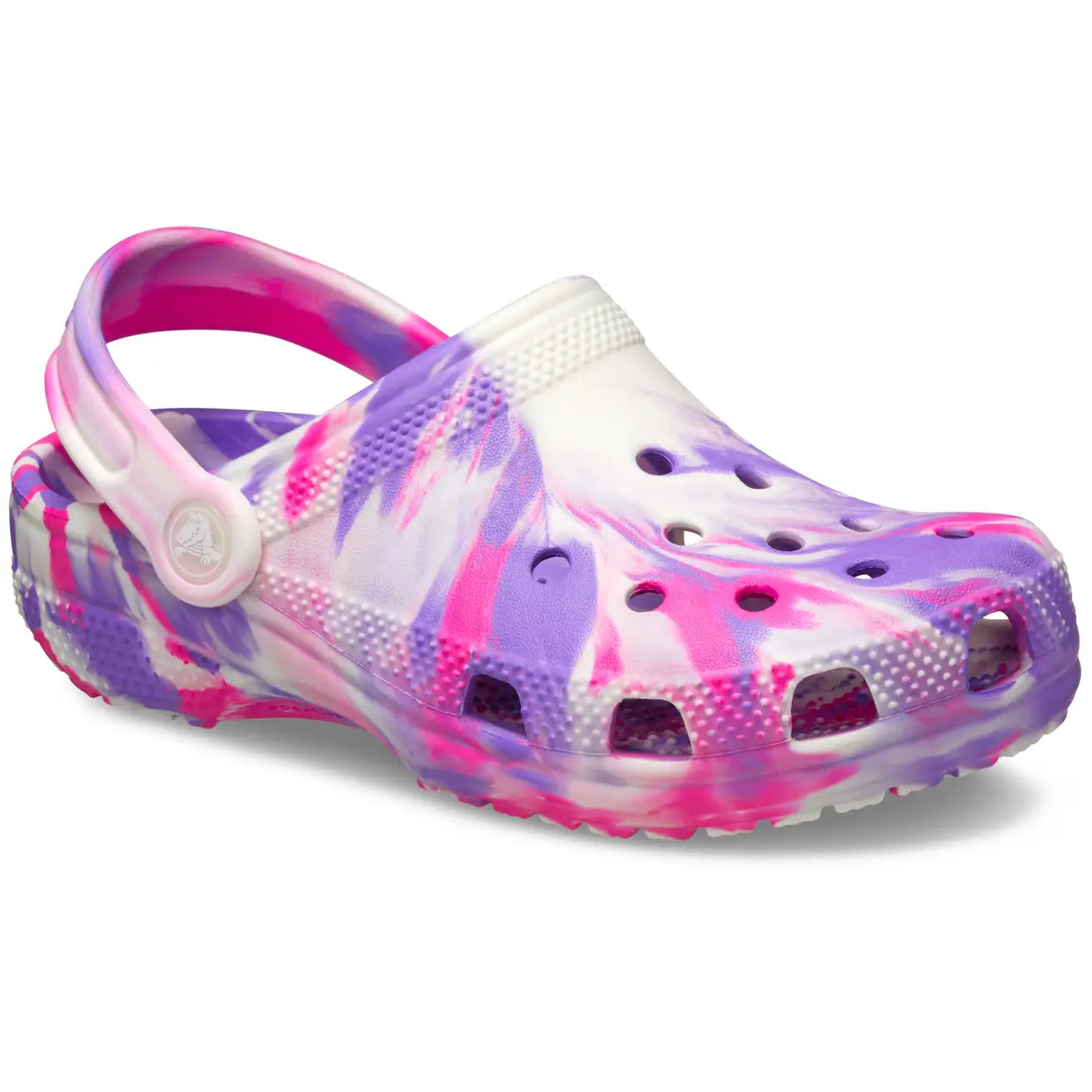 CROCS KIDS CLASSIC CLOG MARBLED - PINK CRUSH/MULTI