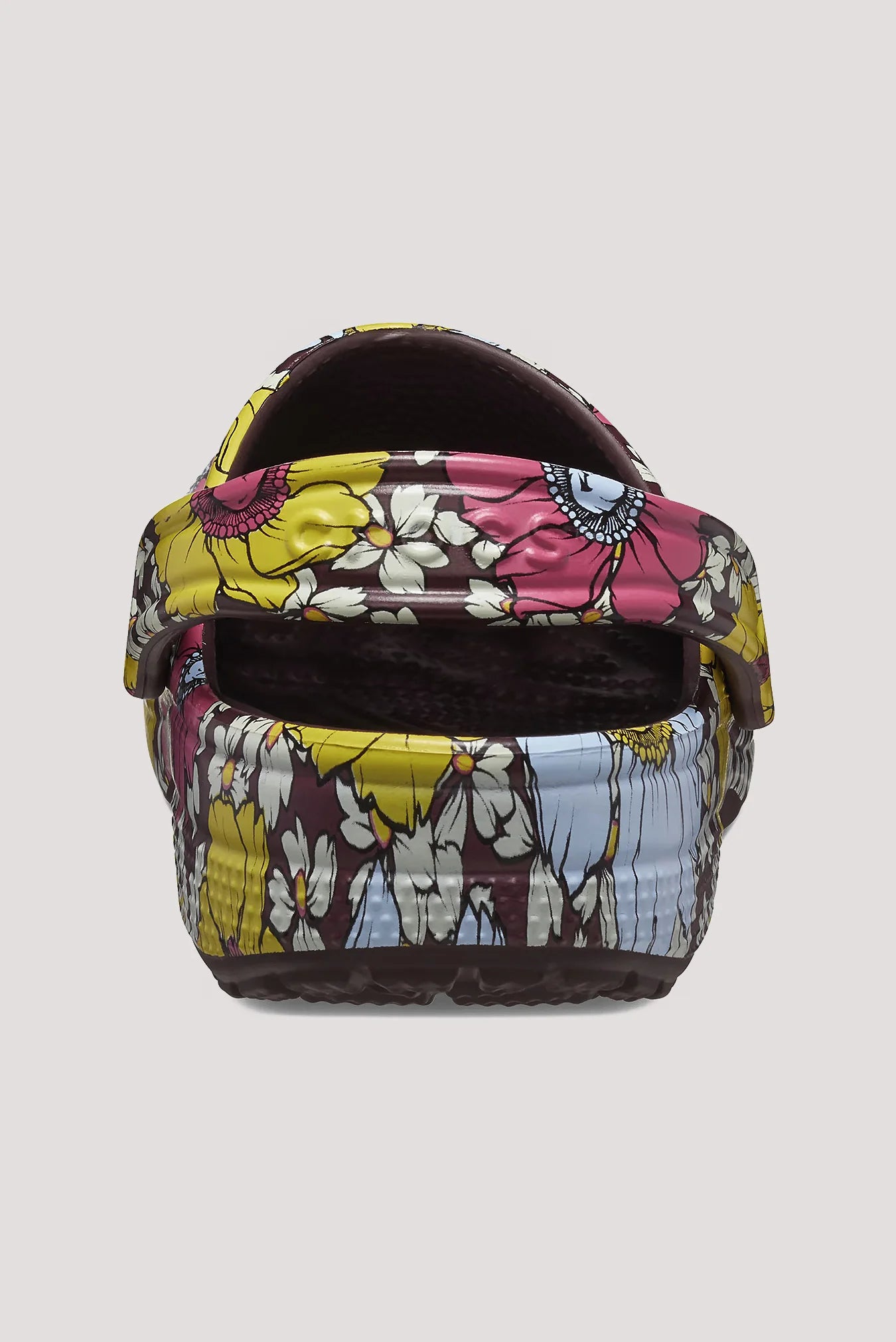 CROCS CLASSIC RETRO FLORAL CLOG - DARK CHERRY/MULTI