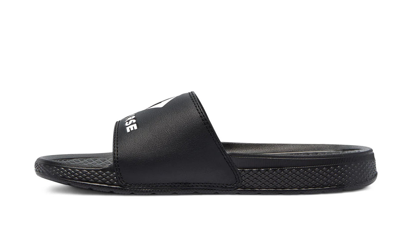 CONVERSE ALL STAR SLIDE - BLACK/WHITE