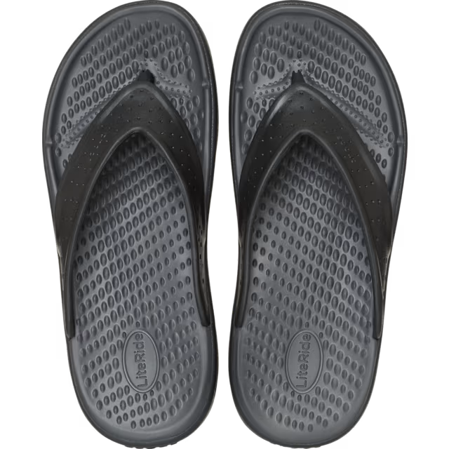 CROCS IN MOTION LITERIDE FLIP - BLACK