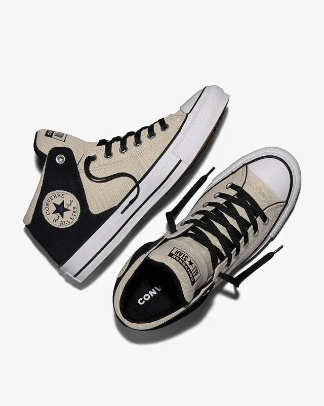 CONVERSE CHUCK TAYLOR ALL STAR HIGH STREET MID - NATURAL LINEN/BLACK/WHITE