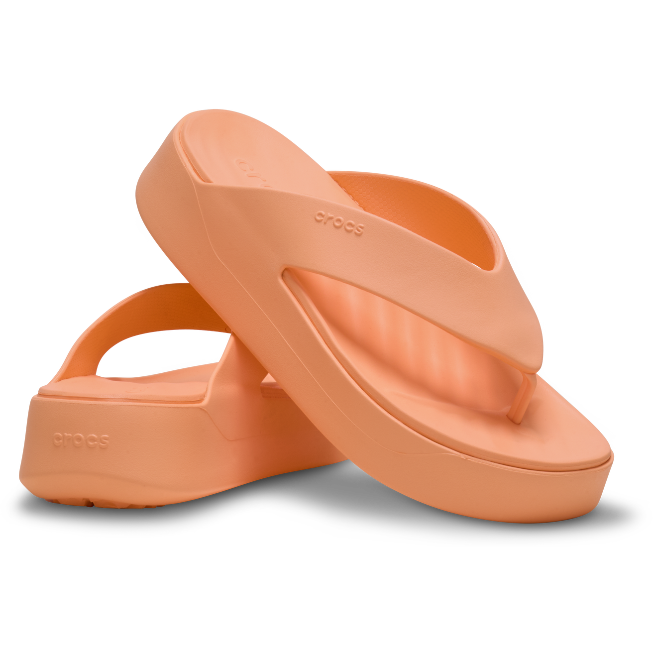 CROCS GETAWAY PLATFROM FLIP - ELECTRIC SUNSTONE