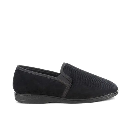 GROSBY MENS BLAKE 2 SLIPPERS - BLACK
