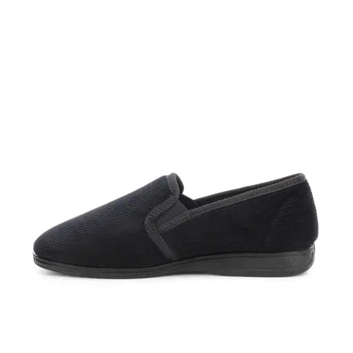 GROSBY MENS BLAKE 2 SLIPPERS - BLACK