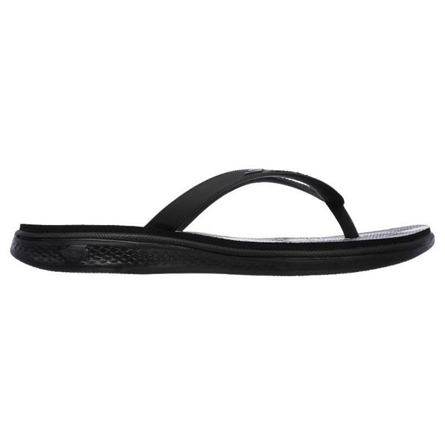 SKECHERS WOMENS H2 GOGA LAGOON - BLACK/GREY