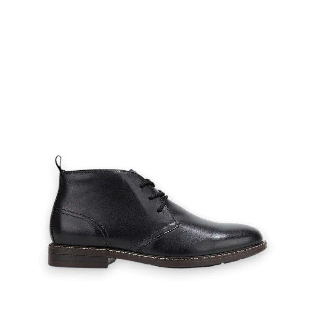 HUSH PUPPIES HARBOUR - BLACK BURNISH