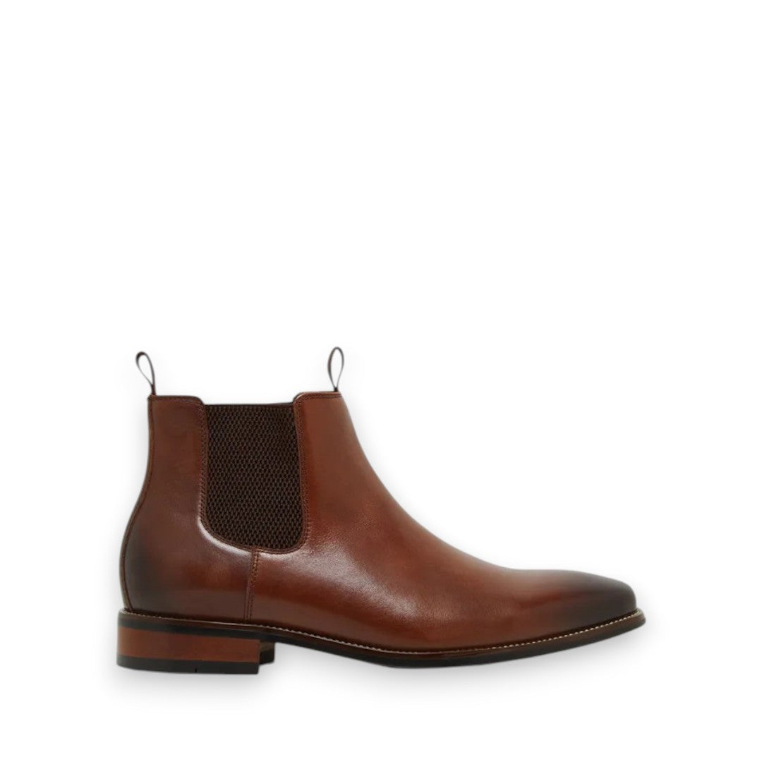 HUSH PUPPIES WISCONSIN - COGNAC BURNISH