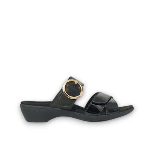 HUSH PUPPIES ASTOUNDING - BLACK/BLACK PATENT