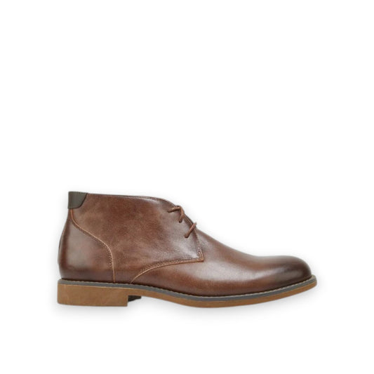 HUSH PUPPIES TERMINAL - BROWN BURNISH LEATHER