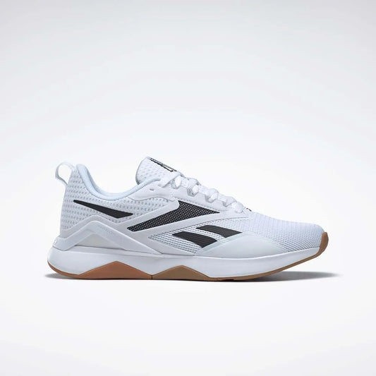 REEBOK MENS NANOFLEX TR 2.0 - WHITE/BLACK