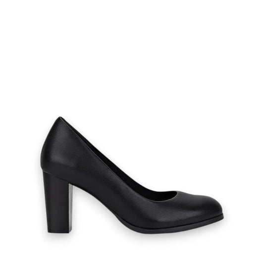 HUSH PUPPIES WOMENS THE TALL PUMP - BLACK