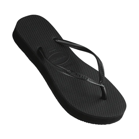 HAVAIANAS SLIM FLATFORM - BLACK