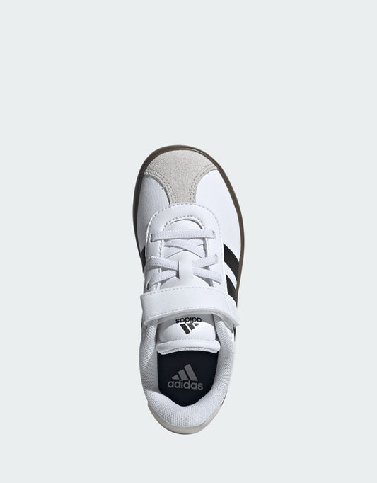 ADIDAS KIDS VL COURT 3.0 EL - WHITE/BLACK