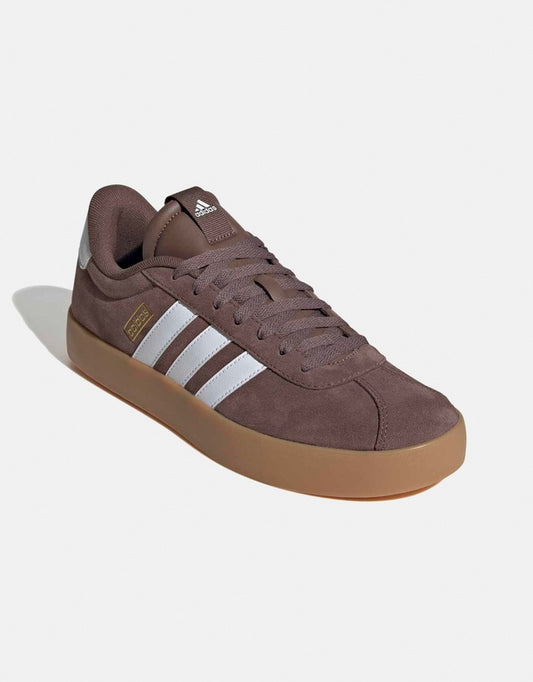 ADIDAS VL COURT 3.0 - Earth Strata / Cloud White / Gold Metallic