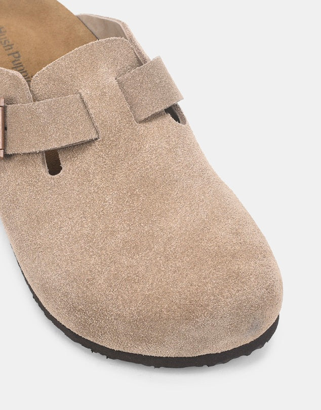 HUSH PUPPIES WOMENS BLAKELY - TAUPE SUEDE