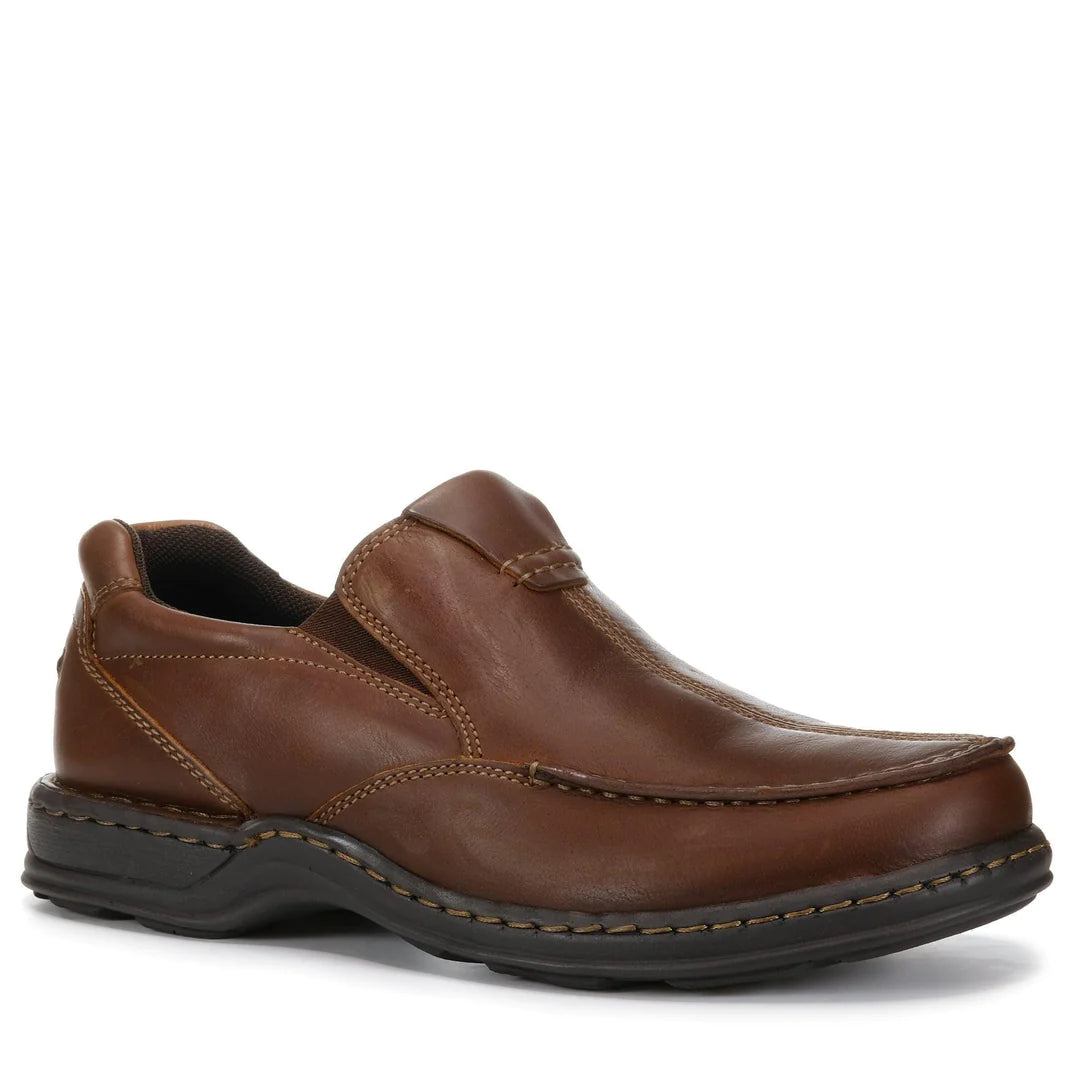 HUSH PUPPIES SAWYER II BROWN Lotsa Shoes