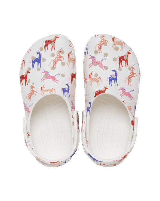 CROCS INFANT CLASSIC CHARACTER CLOG - UNICORN