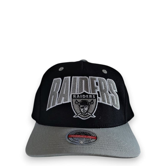 MITCHELL & NESS RAIDERS SNAPBACK - GREY/BLACK