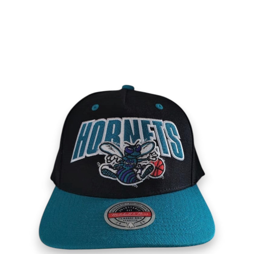 MITCHELL & NESS HORNETS SNAPBACK - BLACK/TEAL