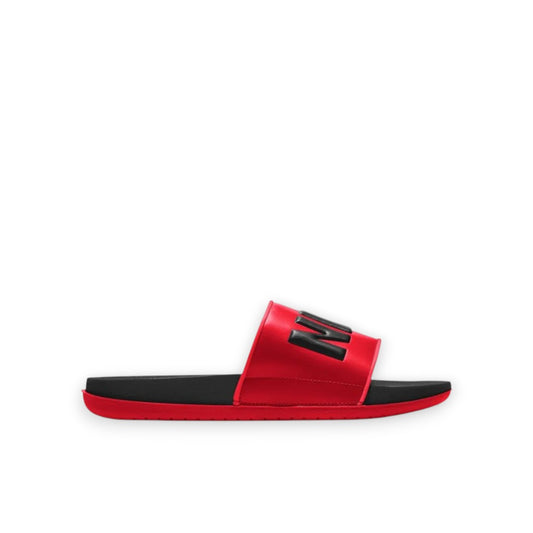 NIKE OFFCOURT SLIDES - BLACK/UNIVERSITY RED