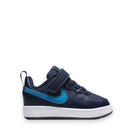 NIKE INFANT COURT BOROUGH LOW 2 (TDV) - MIDNIGHT NAVY/IMPERIAL BLUE