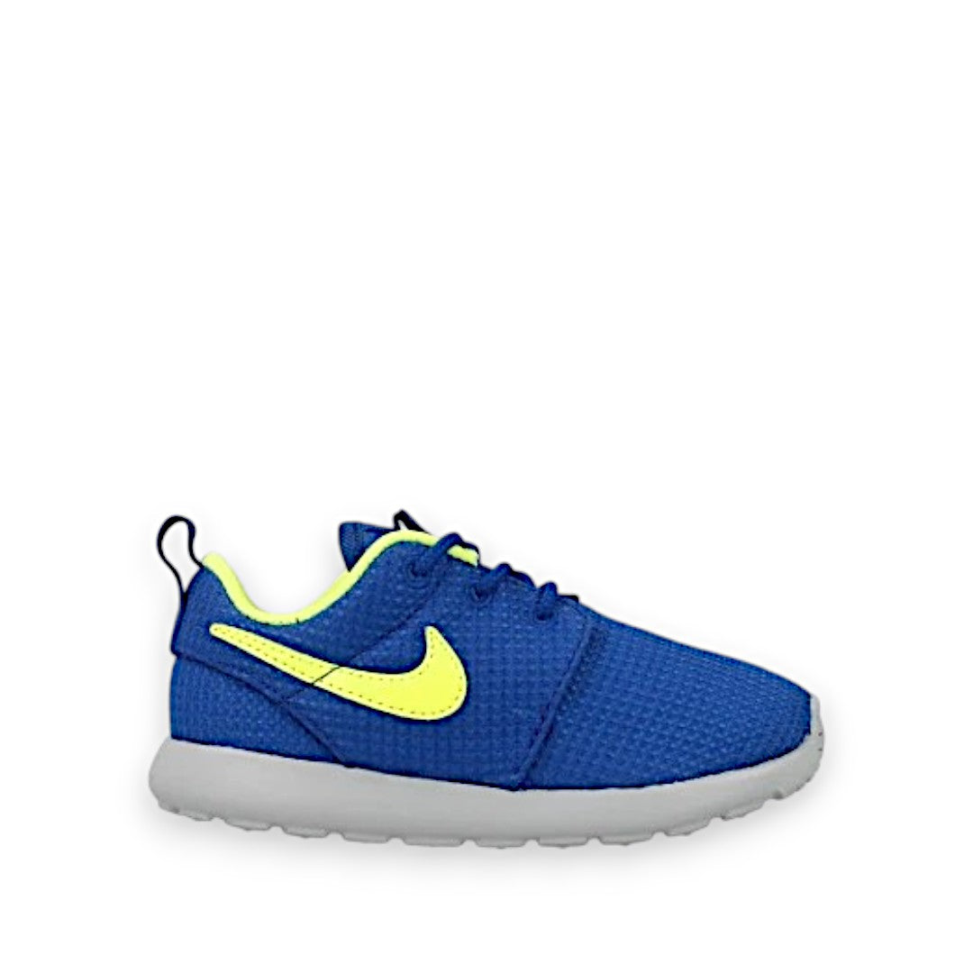 NIKE INFANT ROSHERUN (PS/TD) - GYM BLUE/VOLT-WOLF GREY