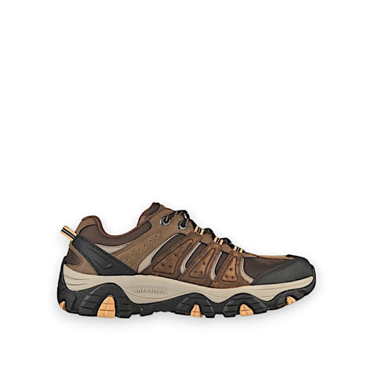 SKECHERS MENS PINE TRAIL KORDOVA - DARK BROWN