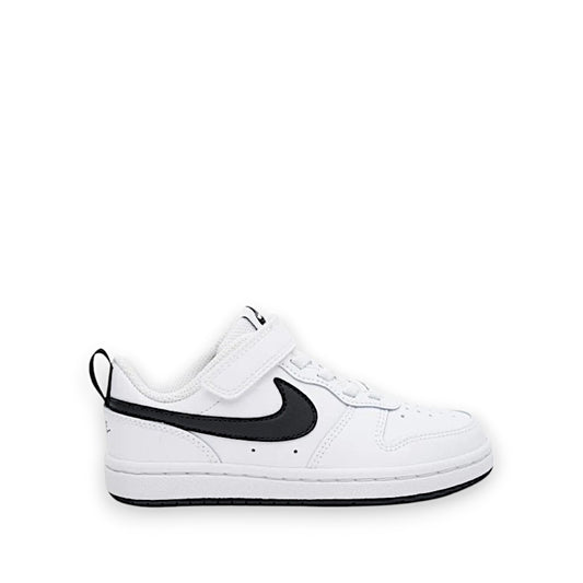NIKE KIDS COURT BOROUGH LOW 2 - WHITE/BLACK
