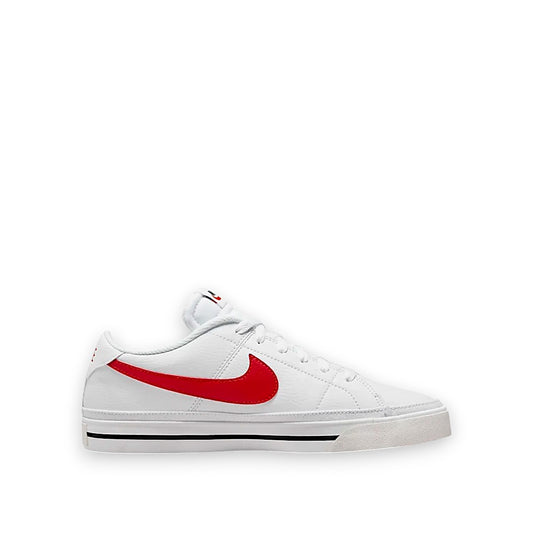 NIKE COURT LEGACY NN - WHITE/UNIVERSITY RED-BLACK