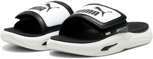 PUMA SOFTRIDEPRO SLIDE 24 V - BLACK/WHITE