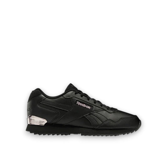 REEBOK WOMENS GLIDE RIPPLE CLIP - BLACK/BLACK/ROSE GOLD