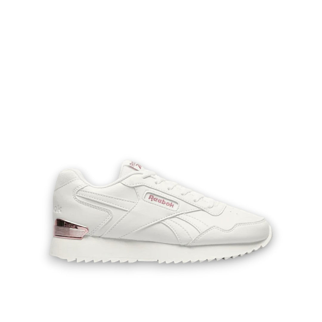 Rose Gold Reebok REEBOK WOMENS GLIDE RIPPLE CUP - WHITE/WHITE/ROSE GOLD – Lotsa Shoes