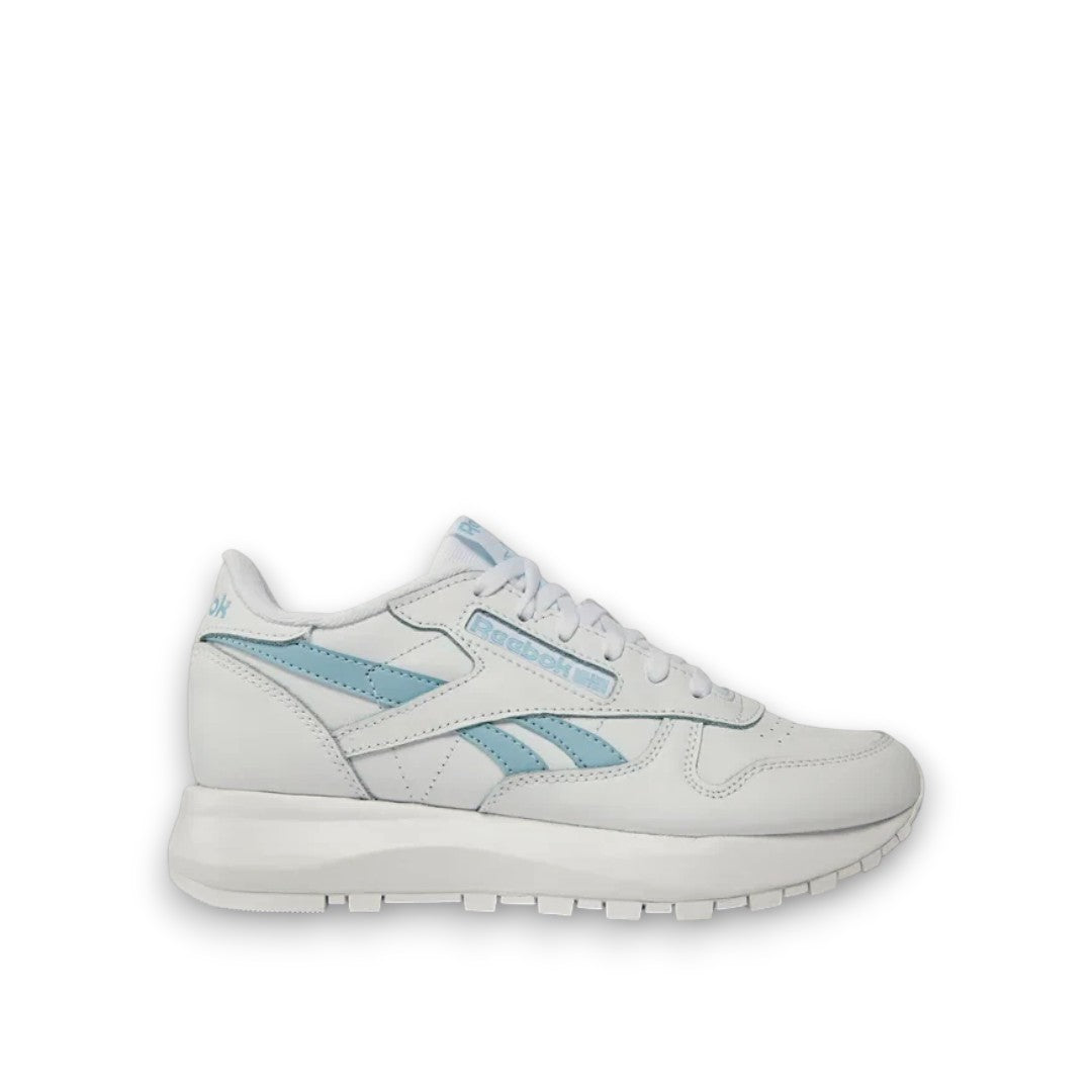 REEBOK WOMENS CLASSIC LEATHER - WHITE/BLUE