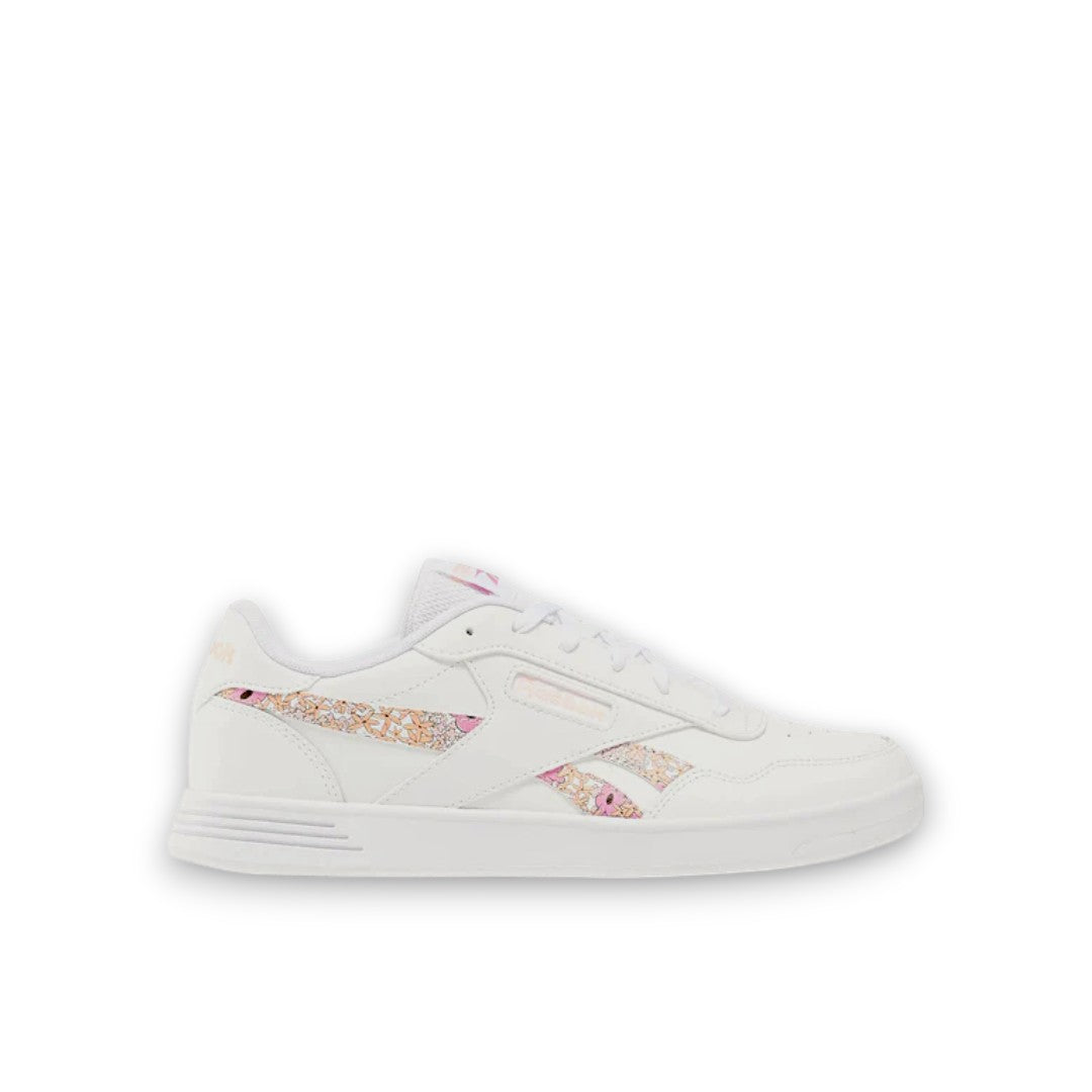 REEBOK WOMENS COURT ADVANCE - WHITE/PEACH GLOW