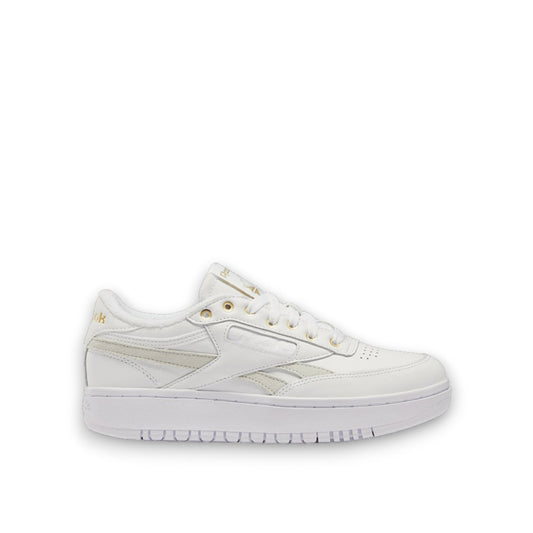 REEBOK Club C Double - Cloud White / Cloud White / Gold Metallic
