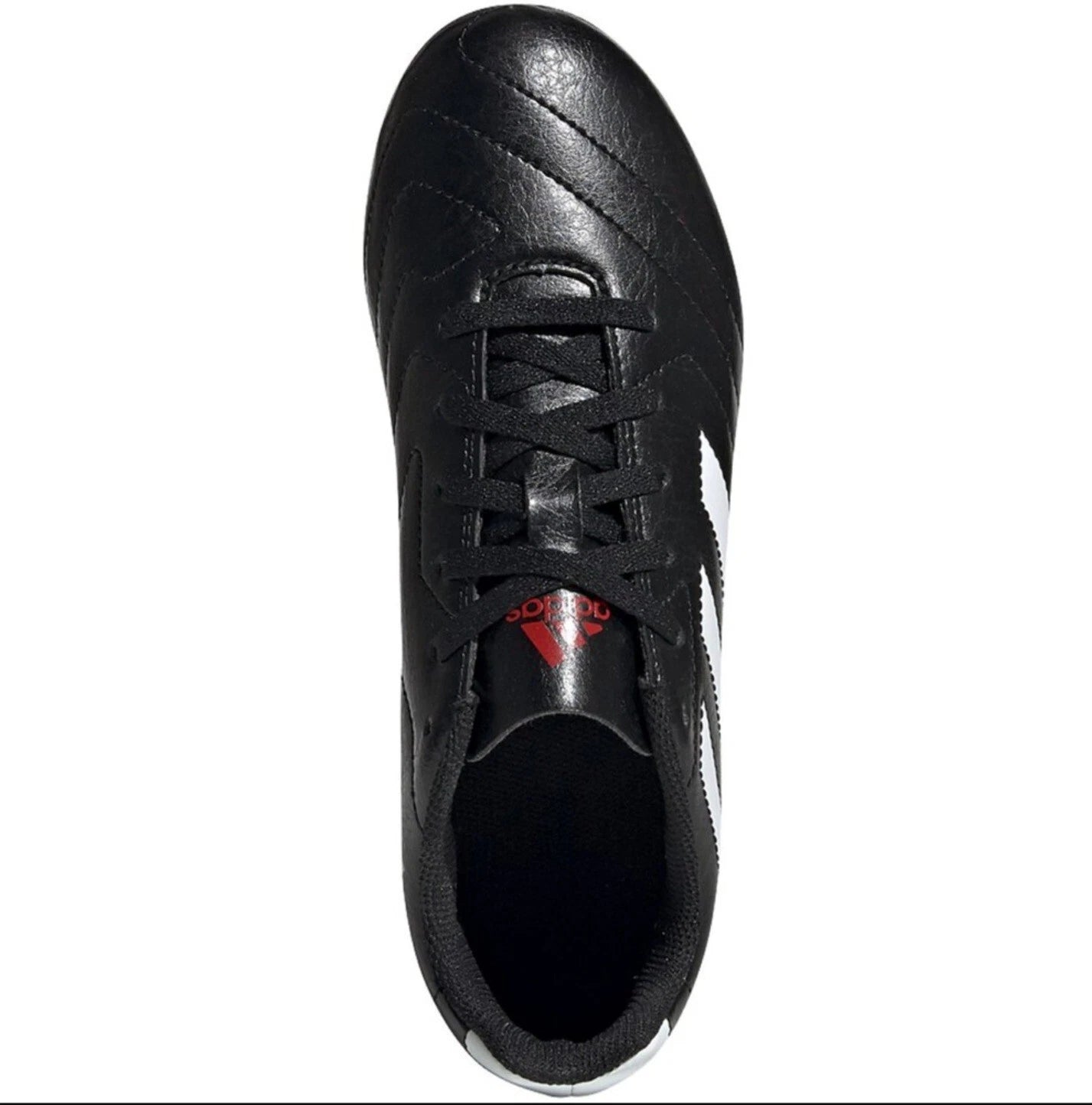 ADIDAS KIDS GOLETTO VII FG J - BLACK/WHITE/RED