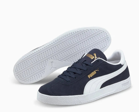 PUMA CLUB SUEDE - PEACOAT/WHITE/GOLD
