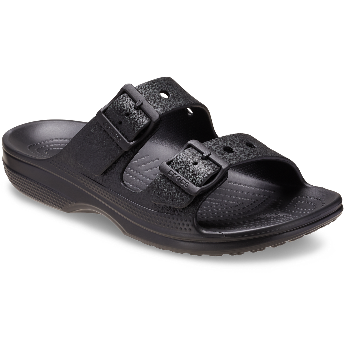 CROCS MENS SATURDAY SANDAL - BLACK