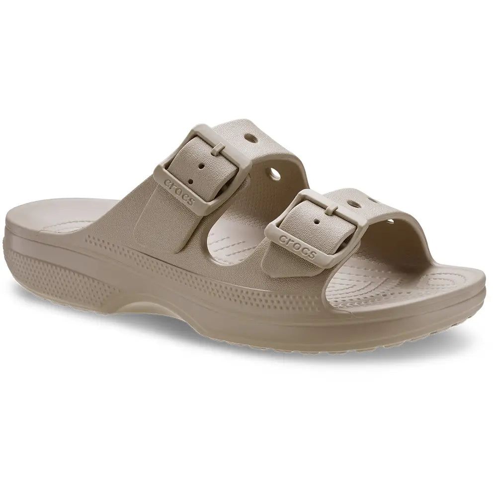 CROCS WOMENS SATURDAY SANDAL - TAUPE