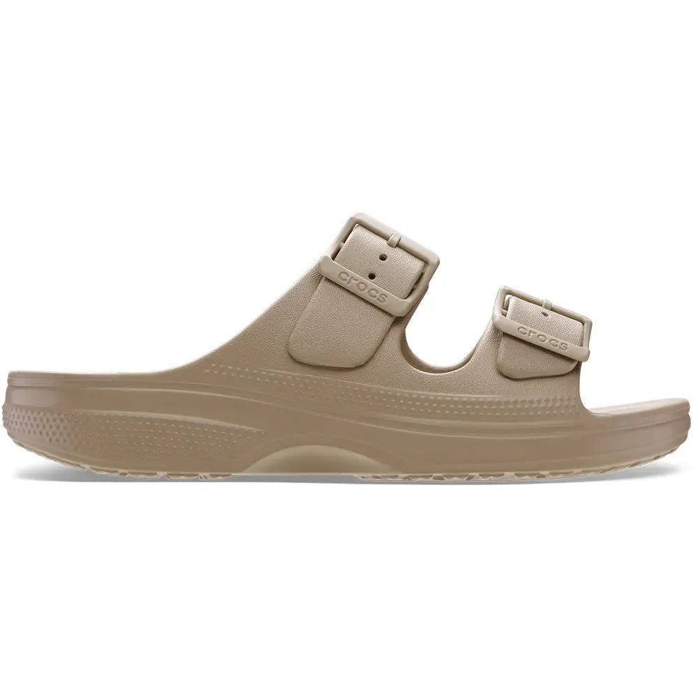 CROCS WOMENS SATURDAY SANDAL - TAUPE