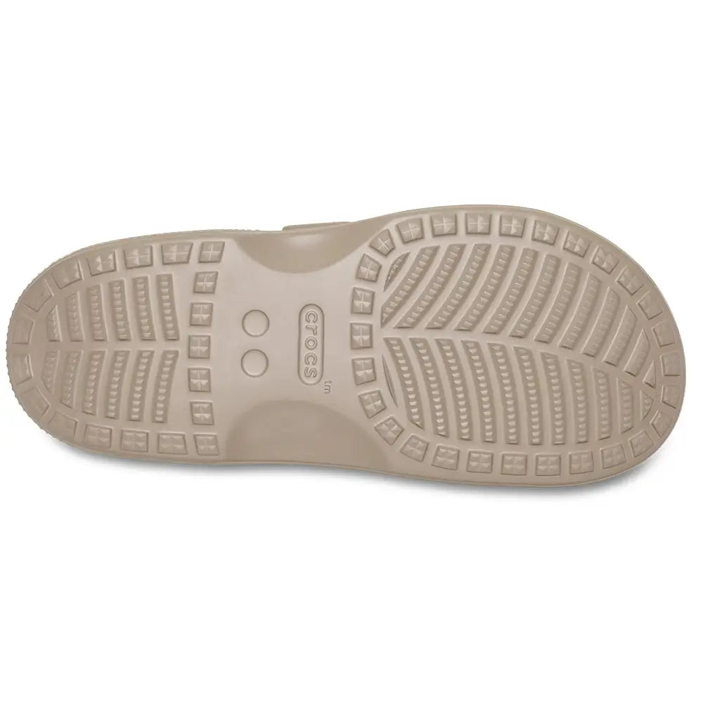 CROCS WOMENS SATURDAY SANDAL - TAUPE