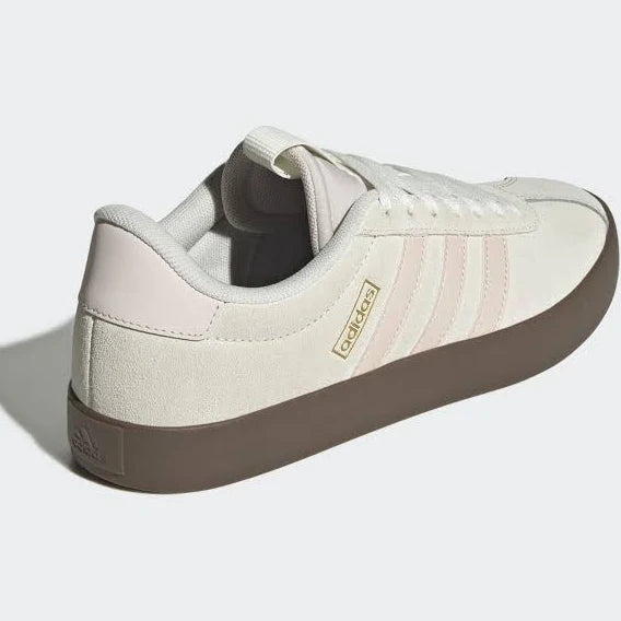 ADIDAS WOMENS VL COURT 3.0 - Off White / Wonder Quartz / Gold Metallic