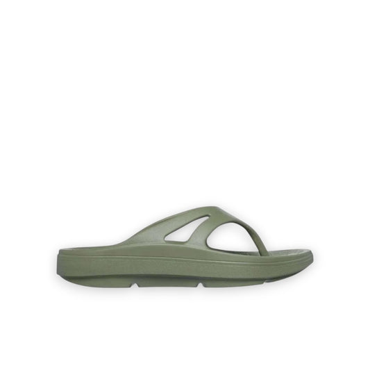 SKECHERS MENS RELAXED FIT: RELAY RE-BOUNCE 3 POINT - OLIVE